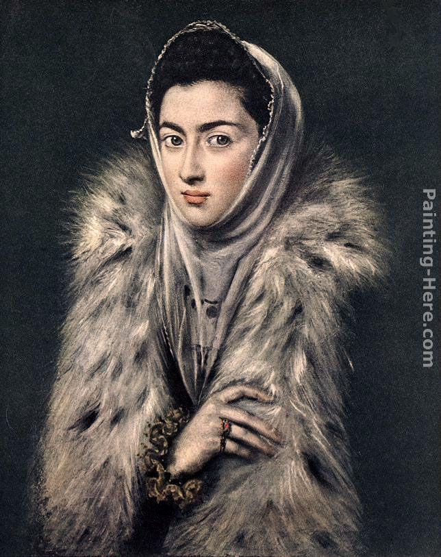 El Greco Lady with a Fur